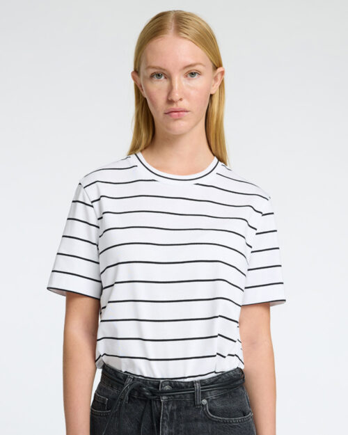 SELECTED FEMME - SLF ESSENTIAL SS STRIPED BOXY TEE