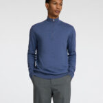 SELECTED HOMME - SLHBERG HALF ZIP CARDIGAN