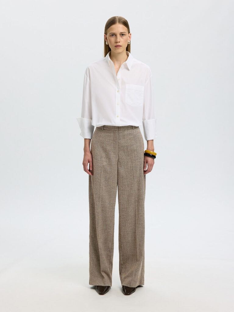 SELECTED FEMME - SLW WIDE EZMA MW PANT