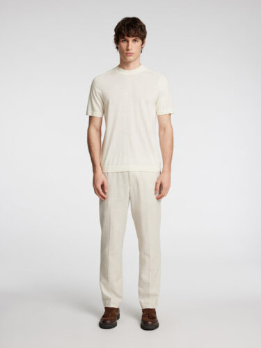 SELECTED HOMME - SLH TRAY SS KNIT MERINO CREW NECK
