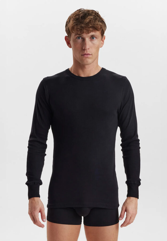 DOVRE - TRØYE/T-SHIRT LANG ARM SORT