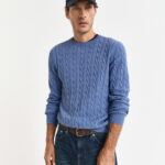 GANT - COTTON CABLE C-NECK