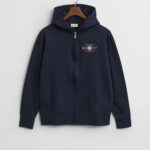 GANT - GRAPHIC FULLZIP HOODIE