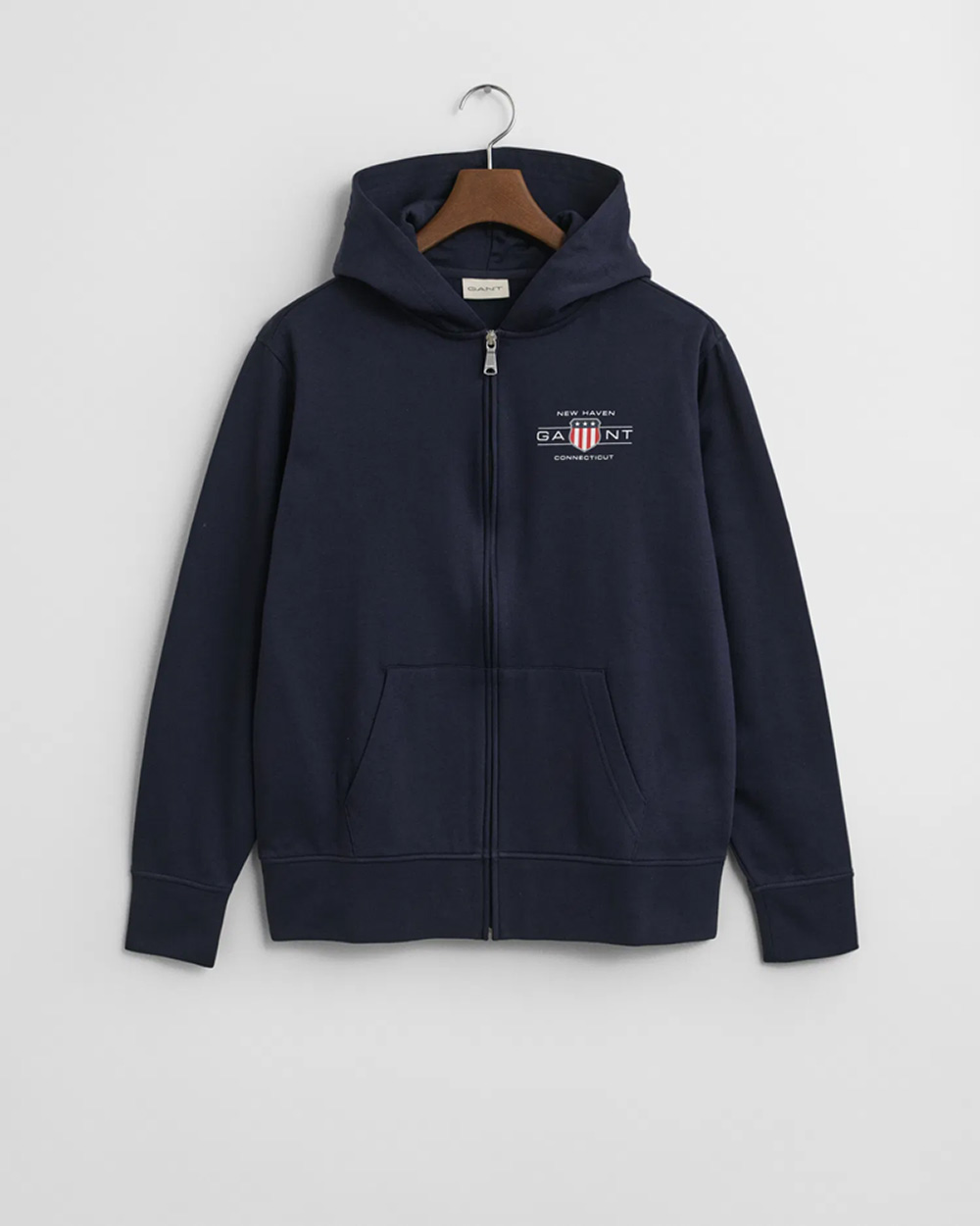 GANT - GRAPHIC FULLZIP HOODIE
