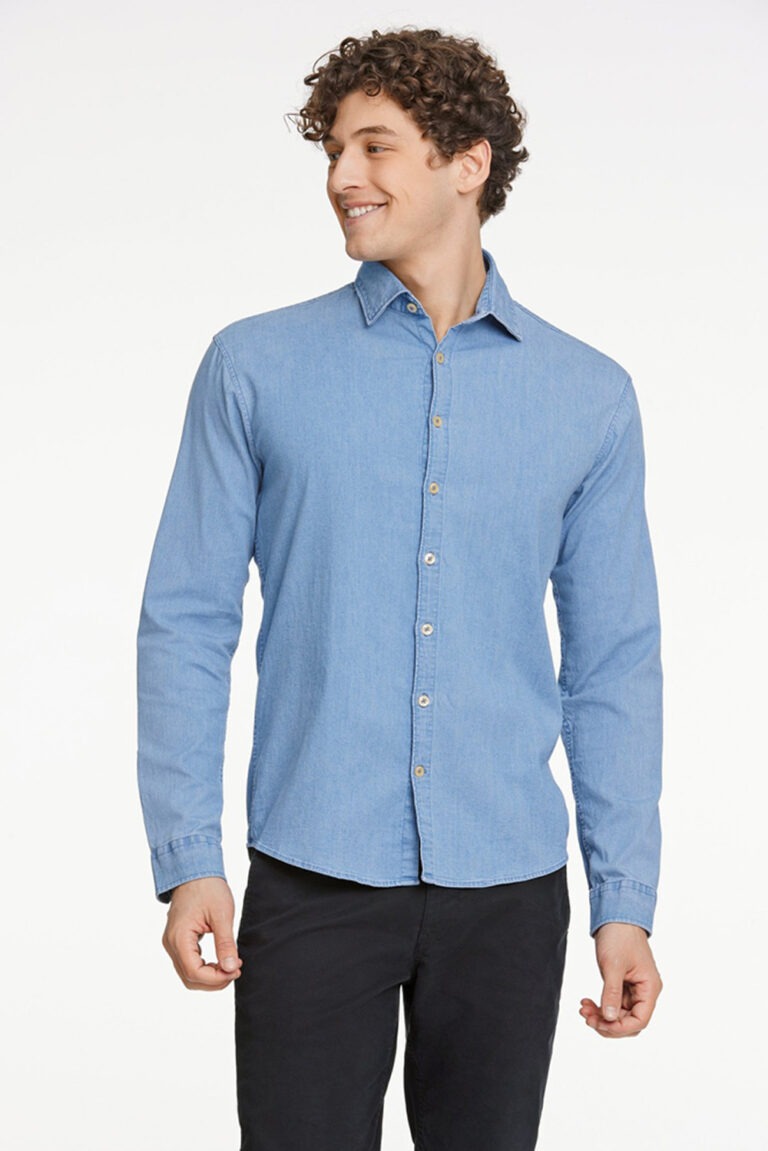 LINDBERGH - SOFT INDIGO STRETCH SHIRT