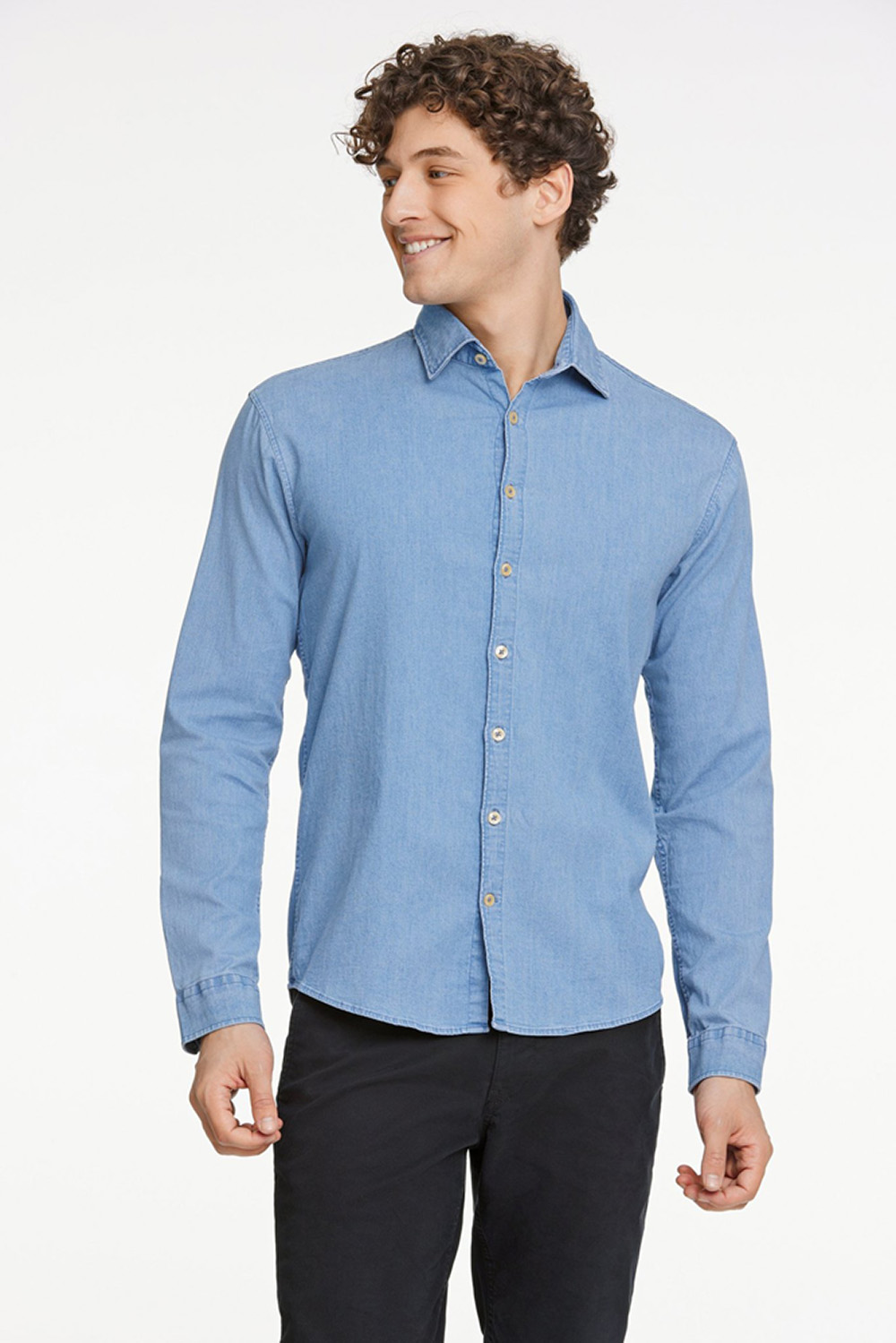 LINDBERGH - SOFT INDIGO STRETCH SHIRT