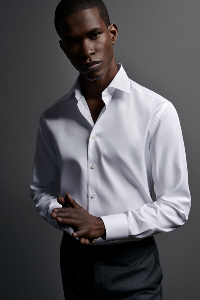 Eton of Sweden Slim Skjorte ETON of Sweden - Slim skjorte ekstra lang erm