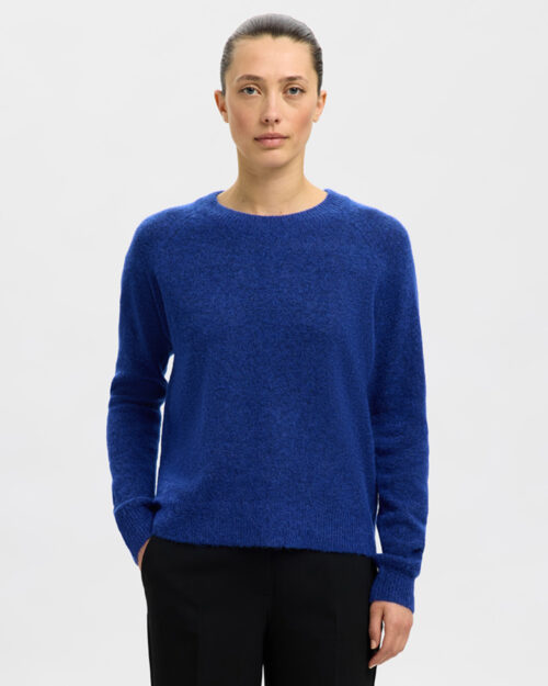 SELECTED FEMME - SLFLULU LS KNIT O-NECK