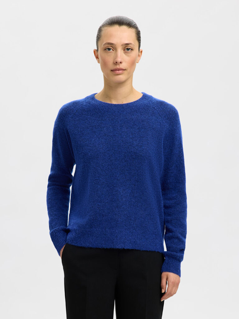 SELECTED FEMME - SLFLULU LS KNIT O-NECK