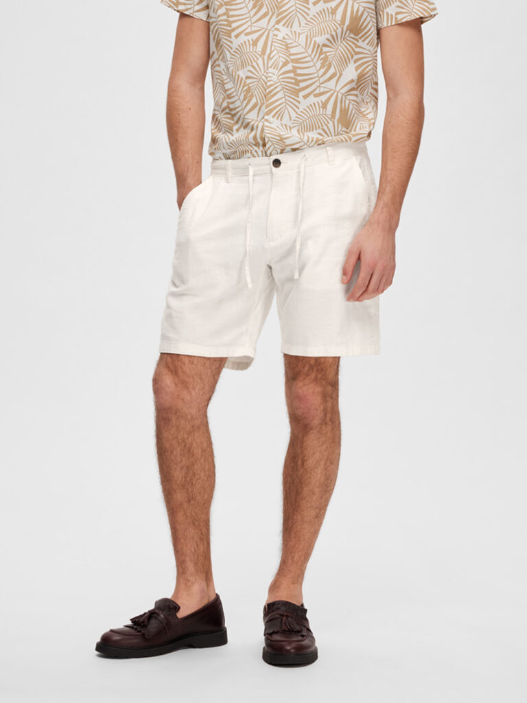 SELECTED HOMME - SLHRGULAR- BRODY LINEN SHORTS