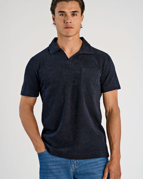 LINDBERGH - TOWEL V-NECK POLO S/S