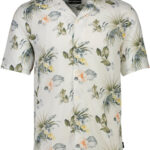 LINDBERGH - LINEN BLEND AOP S/S SHIRT
