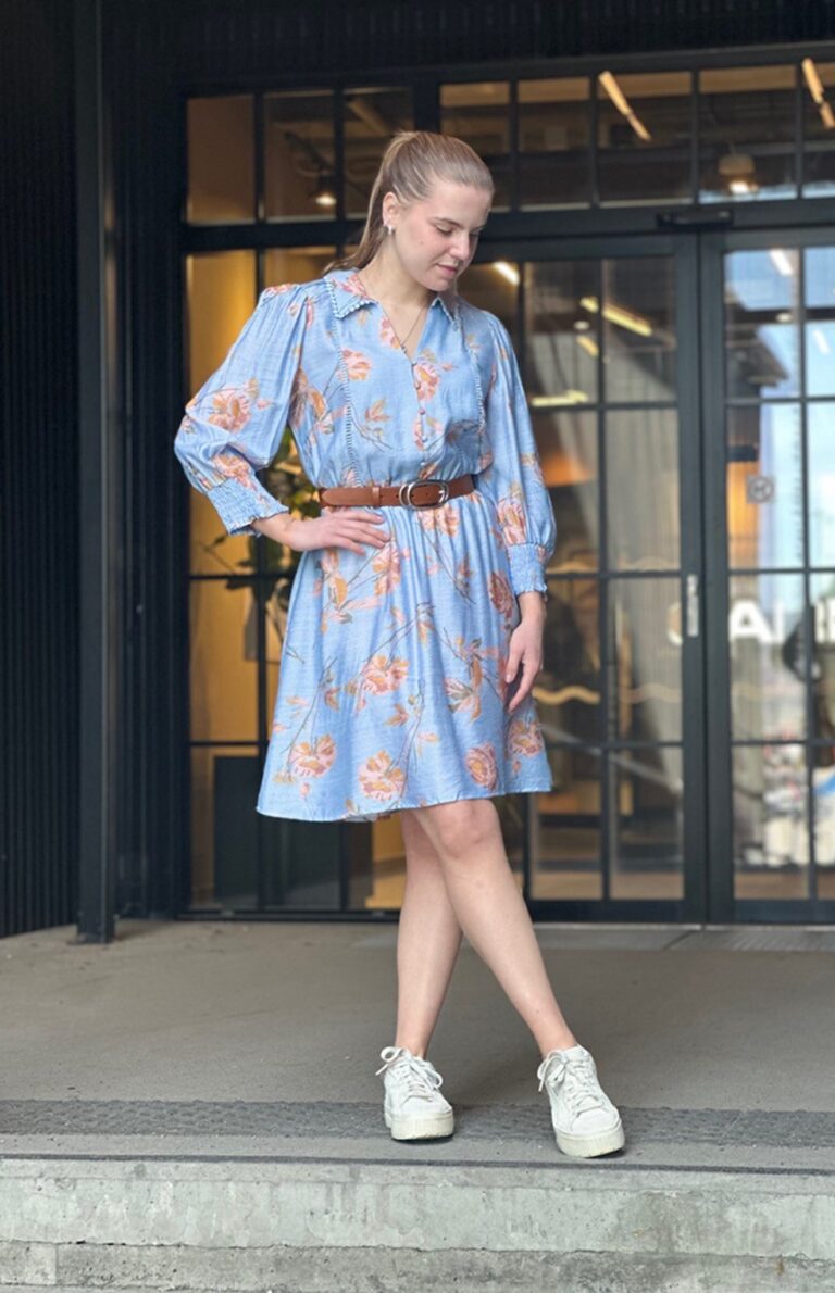 PULZ - PZ QUINN 1/2 SL SHIRT DRESS