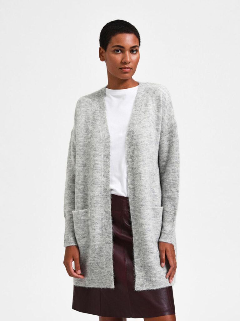 SELECTED FEMME - SLFLULU NEW LS KNIT LONG CARDIGAN