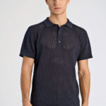 LINDBERGH - CROCHET KNITTED S/S POLO