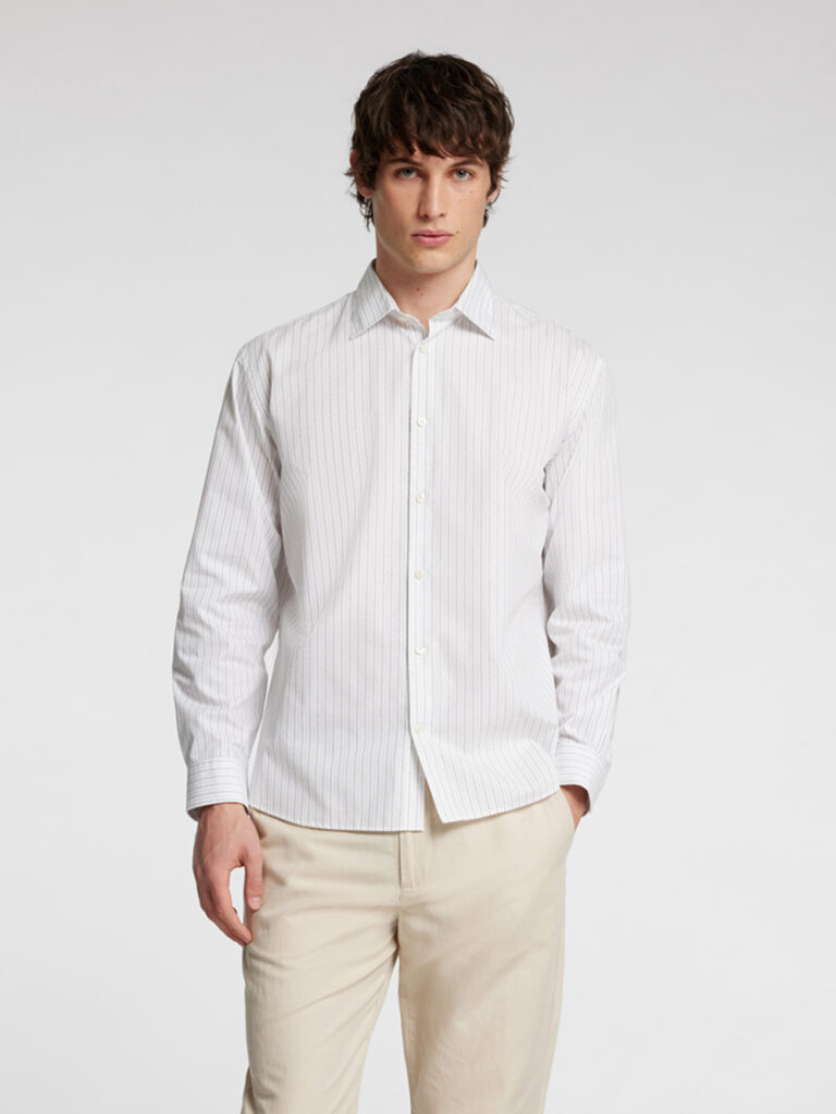 SELECTED HOMME - SLHRLXBEN STRIPE LS SHIRT