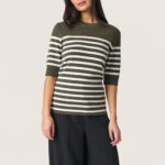 SOAKED IN LUXURY - SL SPINA STRIPED TEE