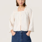 SOAKED IN LUXURY - SL SUNELA BLOUSE 3/4