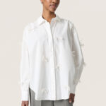 SOAKED IN LUXURY - SL JOA BOW SHIRT LS