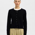 SELECTED FEMME - SLF THEA LS KNIT MERINO CARDIGAN