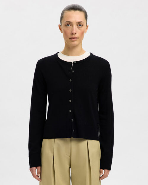SELECTED FEMME - SLF THEA LS KNIT MERINO CARDIGAN