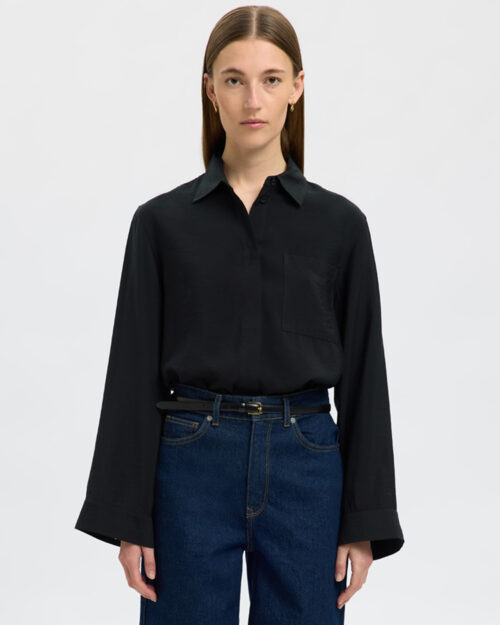 SELECTED FEMME - SLF AMARA LS RELAXED SHIRT