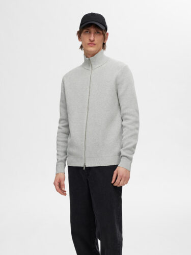 SELECTED HOMME - SLH DANE LS KNIT STRUCT FULL ZIP