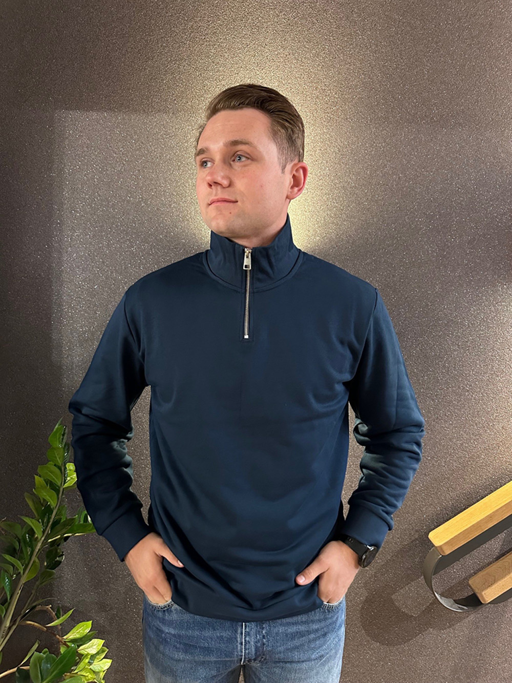 LINDBERGH - HALF ZIP SWEAT