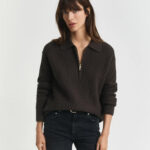 GANT - COTTON TEXTURE HALF ZIP