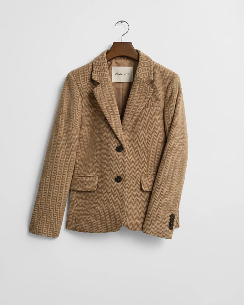 GANT - SLIM WOOL BLEND HERRINGBONE