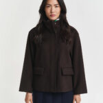GANT - SHORT WOOL JACKET ZIP