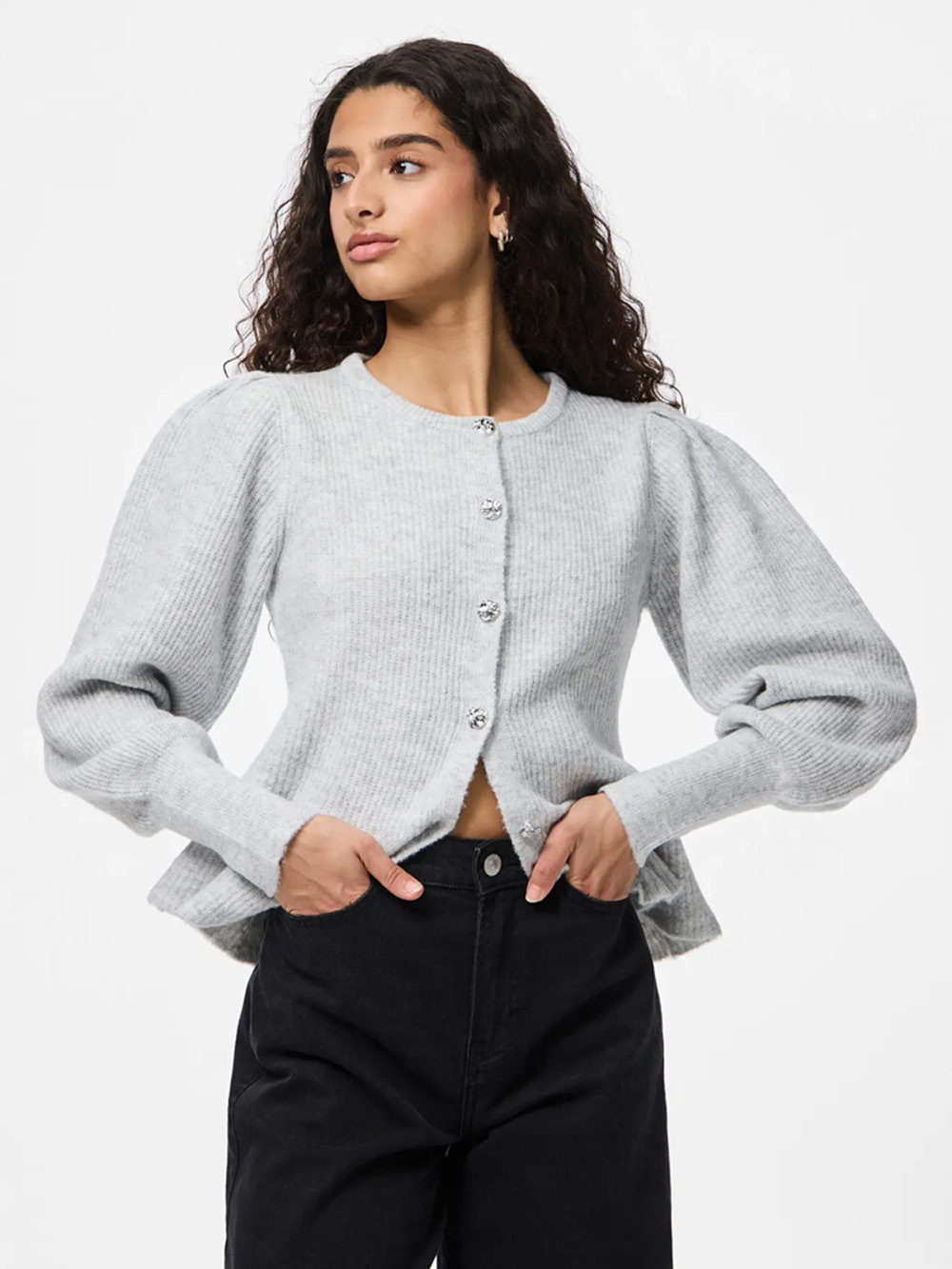 PIECES - PC ANNIE LS KNIT CARDIGAN