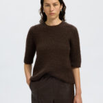 SELECTED FEMME - SLF LELOU 2/4 KNIT O-NECK