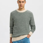 SELECTED HOMME - SLHRAI LS KNIT CREW NECK