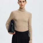 SELECTED FEMME - SLF INGRID LS KNIT WOOL BLEND ROLL
