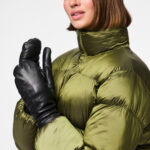 PIECES - PC NELLIE LEATHER MITTENS