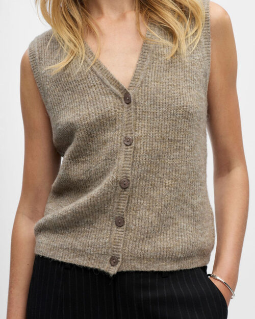 OBJECT - OBJ DIANA RE V-NECK KNIT VEST
