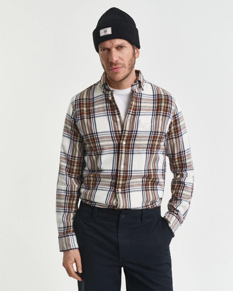 GANT - REG WINDBLOWN FLANNEL CHECK SHIRT