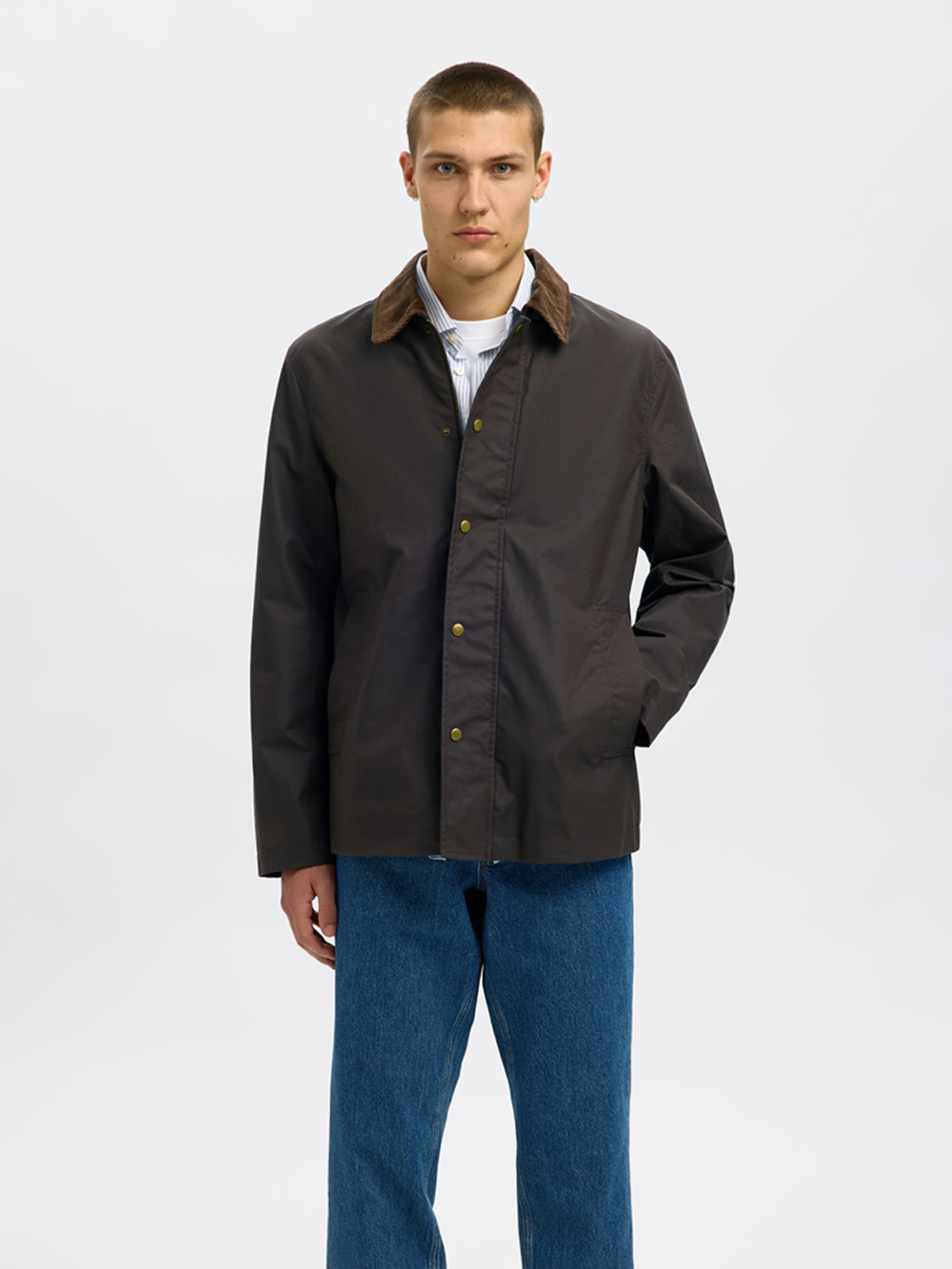 SELECTED HOMME - SLHWALTER WAXED COTTON 2.0 JACKET