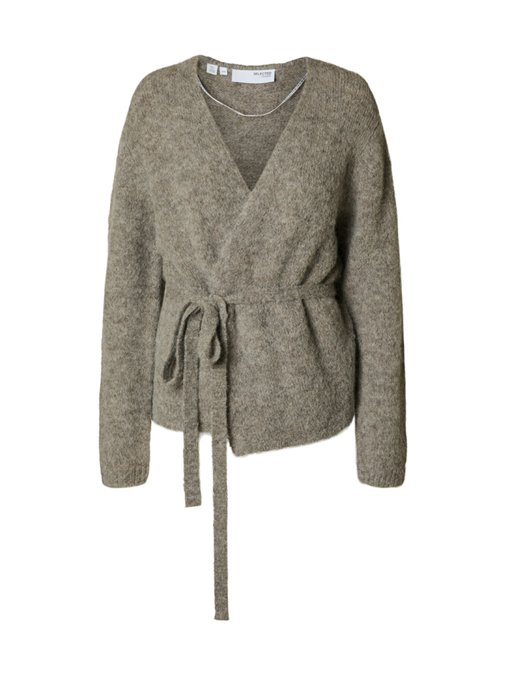 SELECTED FEMME - SLF GABELLA LS KNIT BELT CARDIGAN