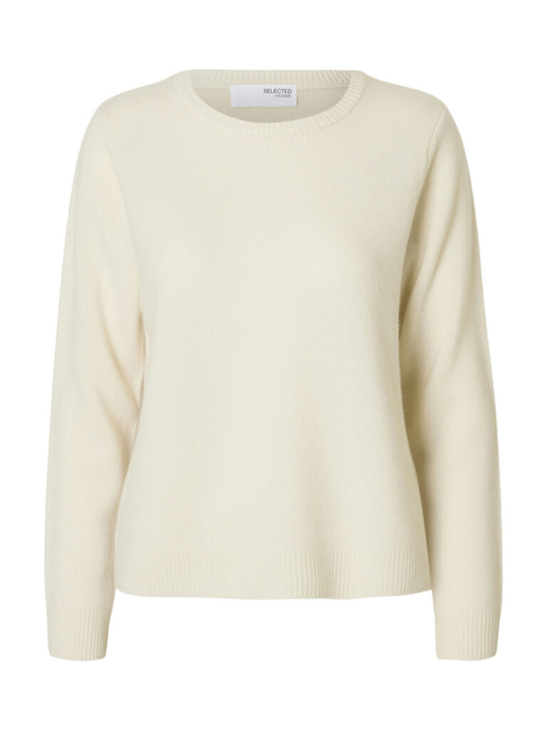SELECTED FEMME - SLF MANILA LS KNIT CASHMERE O-NECK