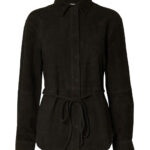 SELECTED FEMME - SLF FIA LS SUEDE SHIRT