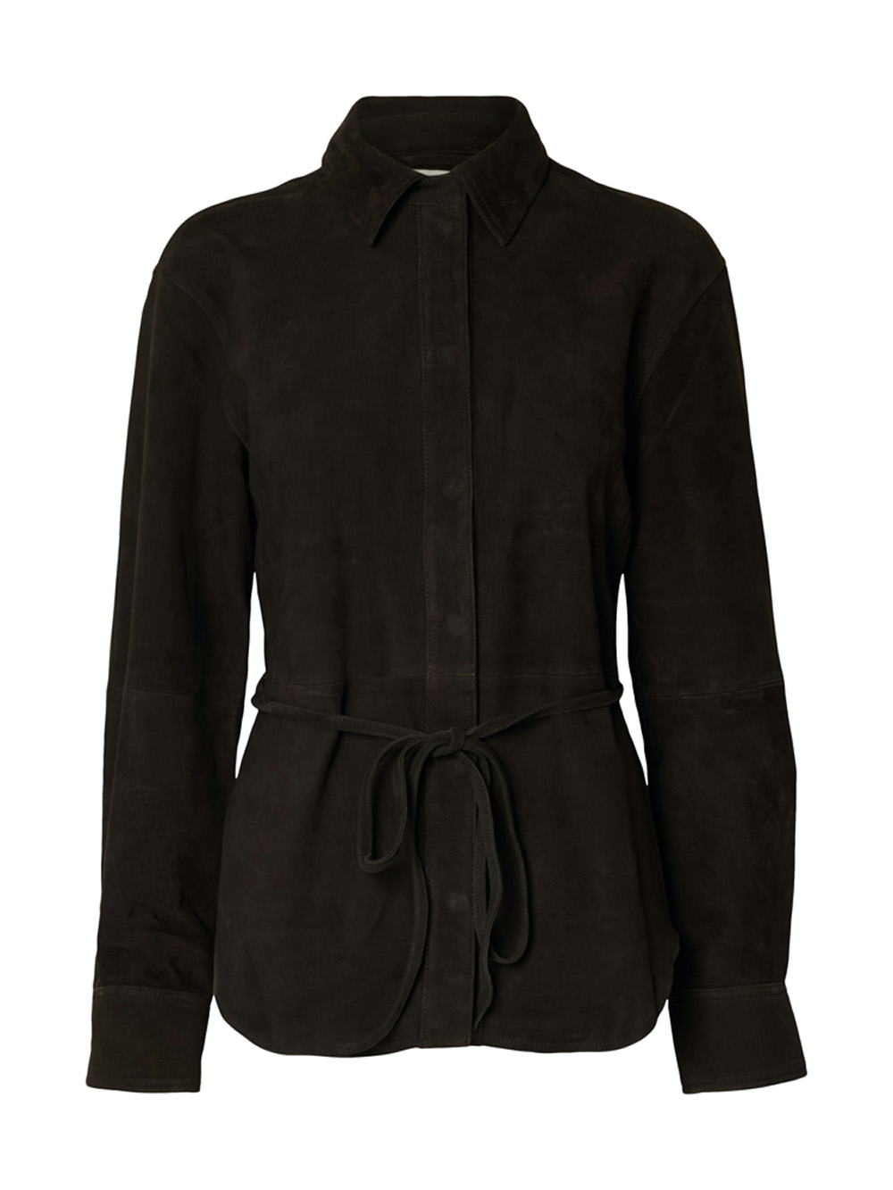 SELECTED FEMME - SLF FIA LS SUEDE SHIRT