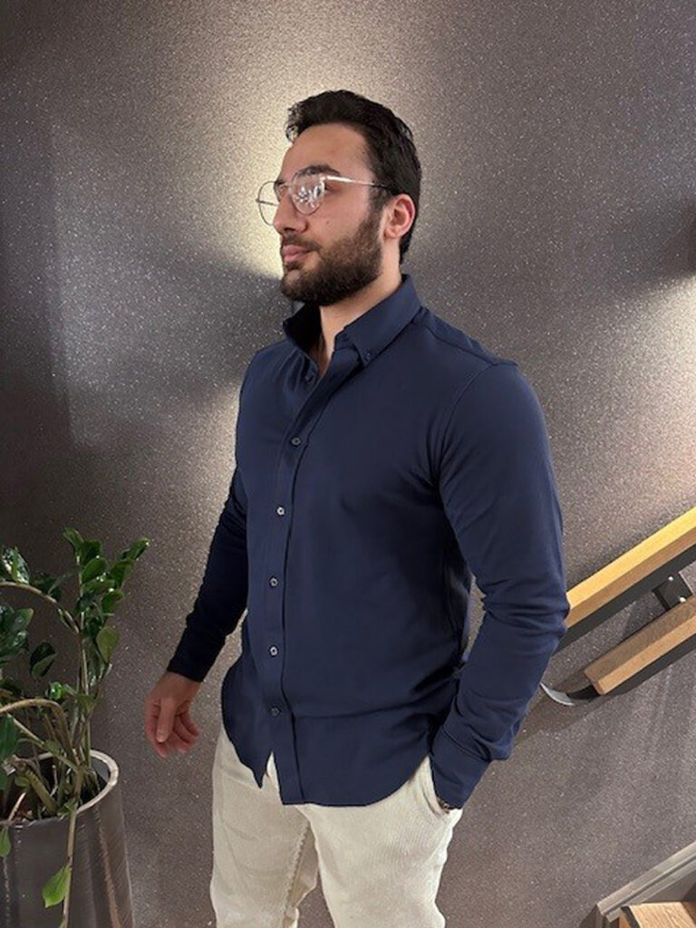 GANT - REG JERSEY PIQUE STRETCH SHIRT