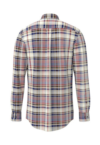 Fynch-Hatton - FLANNEL CHECK L/E SKJORTE