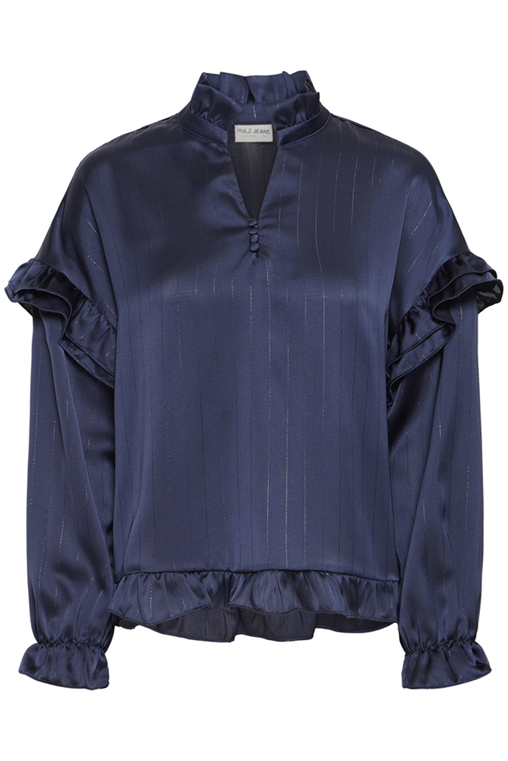 Pulz Jeans - PZ DOROTA LUREX FLOUNCEBLOUSE