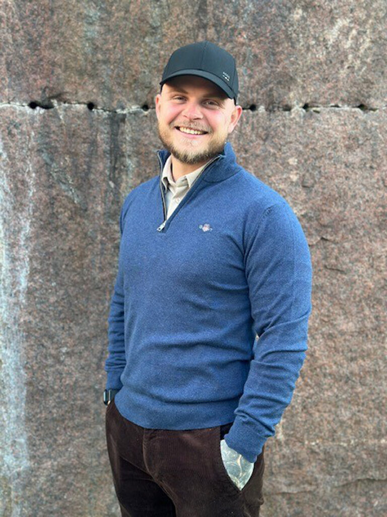 Zip-genser i bomull fra GANT.