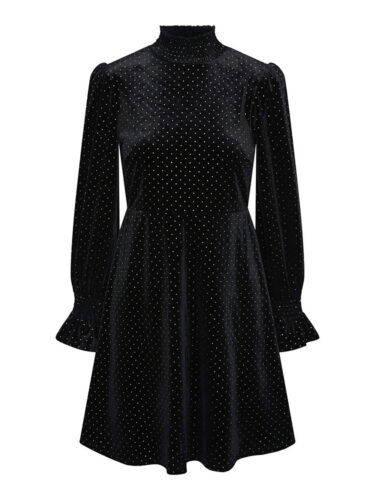 Y.A.S - YASRIVA LS HIGH NECK VELVET DRESS