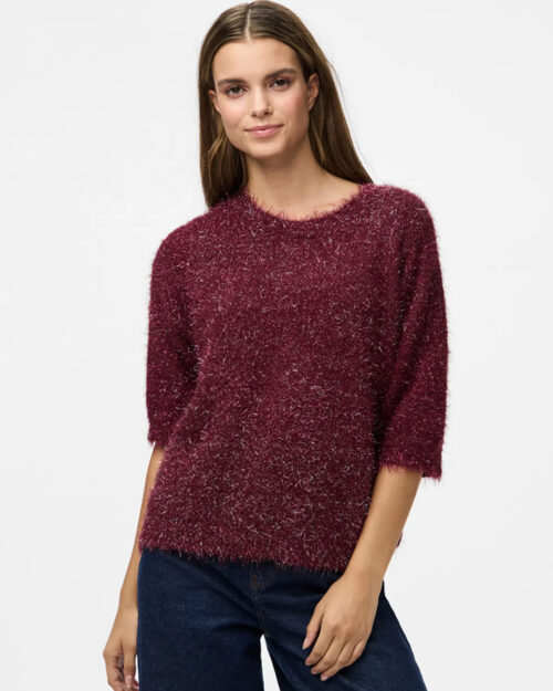 PIECES - PC MIE SS O-NECK KNIT