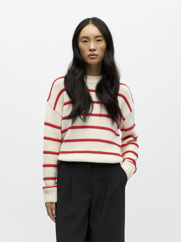 OBJECT - OBJ ODA L/S LO KNIT PULLOVER